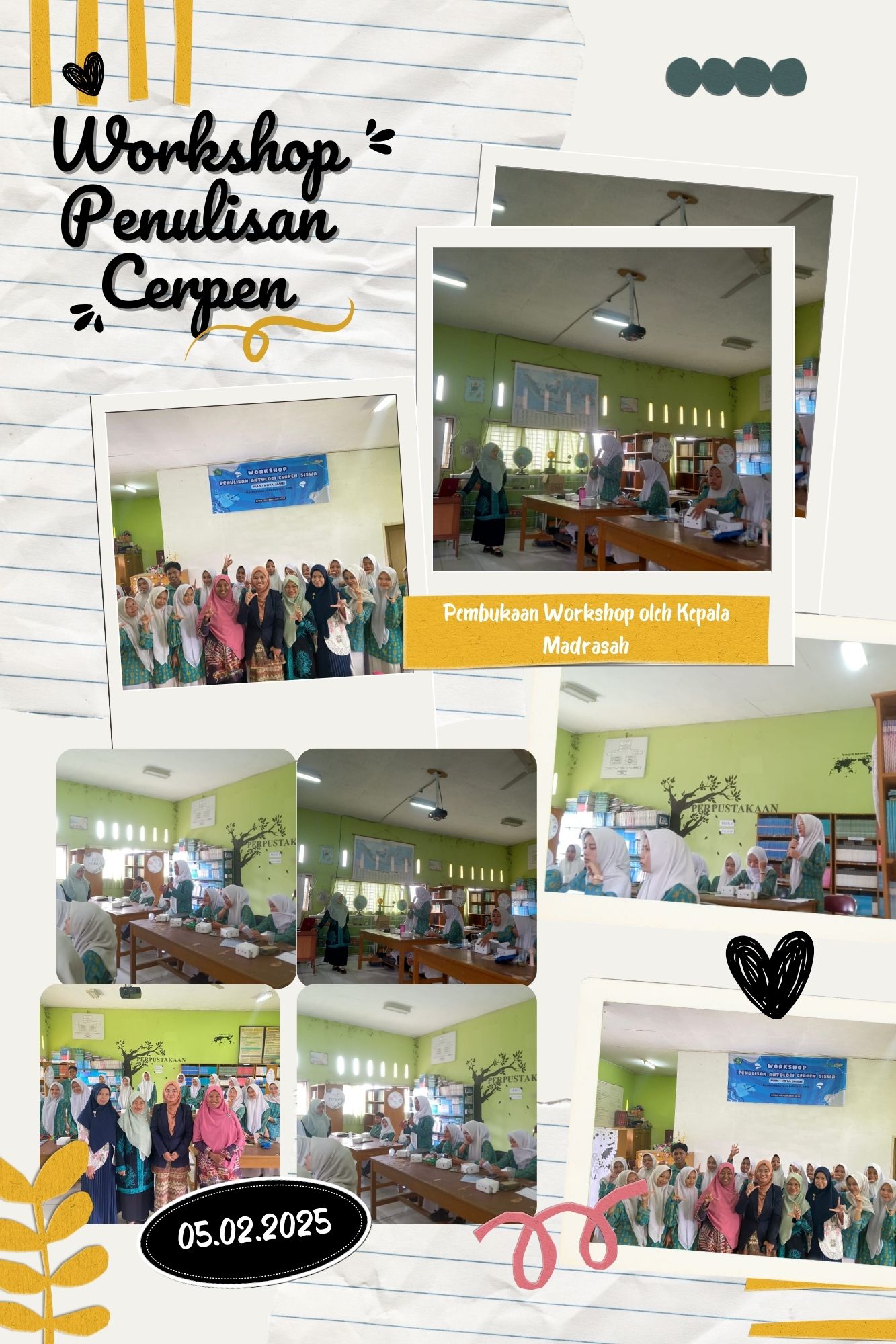 Tumbuhkan Semangat Literasi: MAN 1 Kota Jambi Mengadakan Workshop Penulisan Cerpen