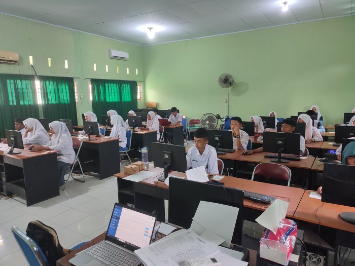 Pelaksanaan ANBK di Madrasah Aliyah Negeri 1 Kota Jambi Berjalan Lancar