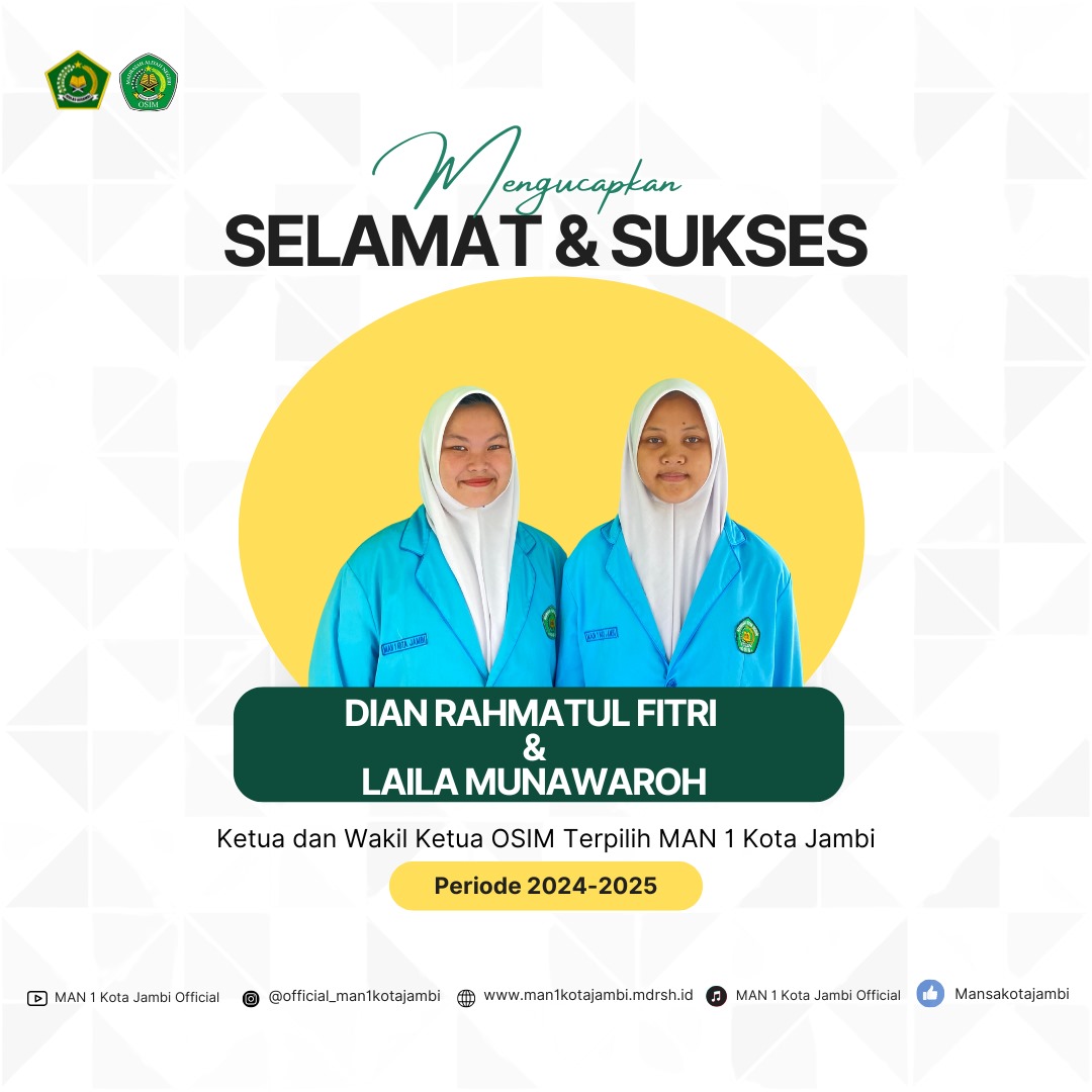 Semarak Demokrasi: Pemilihan OSIM MAN 1 Kota Jambi Berjalan Lancar