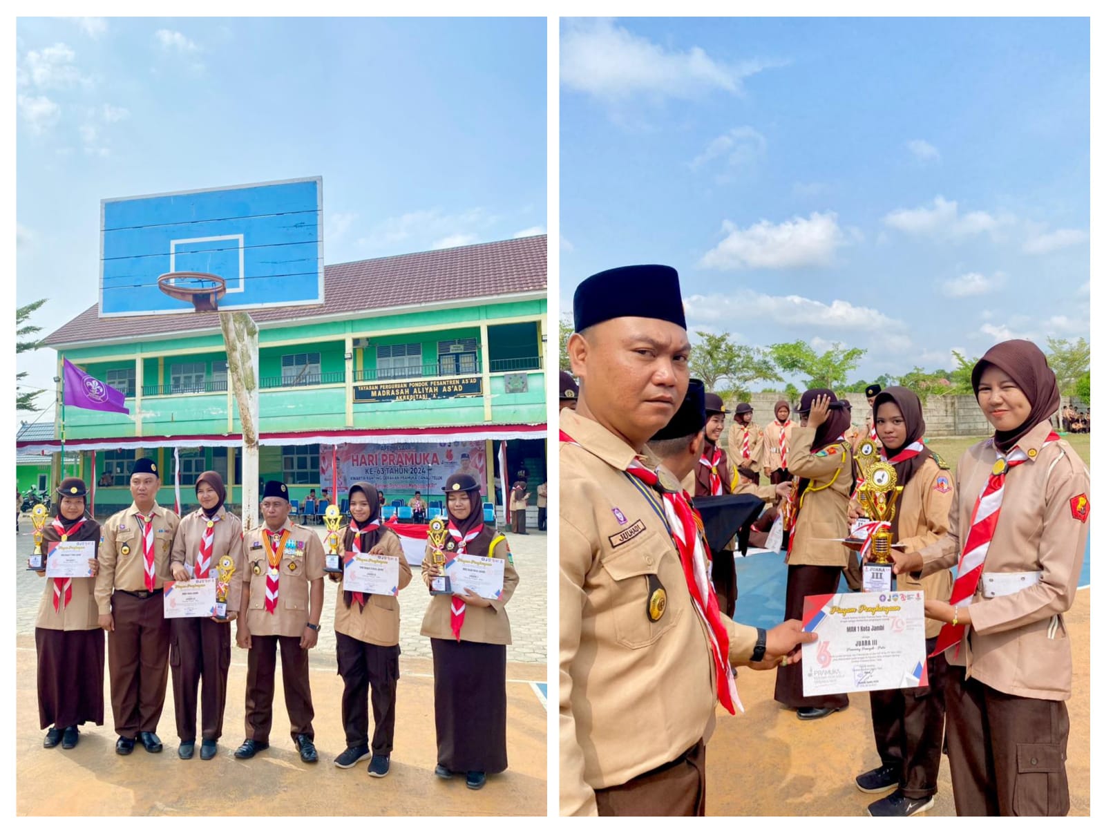 MAN 1 Kota Jambi Raih Juara di Lomba Semarak ke-62 Hari Pramuka